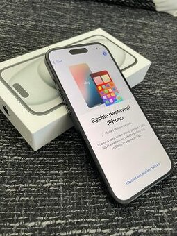 iPhone 15, 128gb, černý, Nový záruka 24měs.