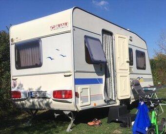 Prodám karavan GRUAU A4008 DE LUXE + velký zimní předstan