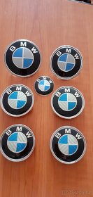 Bmw znaky kapota,kufr a kola
