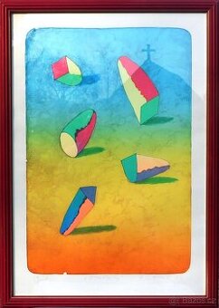 Aleš Lamr-Hmotičky, litografie, 1994