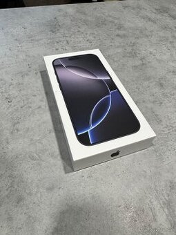 NOVÝ Apple iPhone 16 Pro 256GB černý titan, 24 měsíců ZÁRUKA