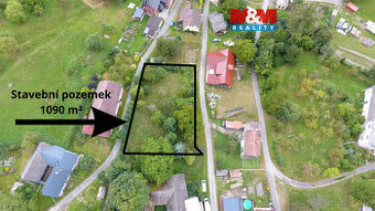 Prodej pozemku k bydlení, 1090 m², Česká Třebová, Kozlov