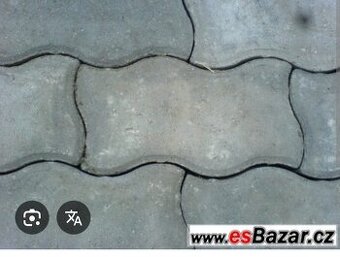 Zámková dlažba vlnka cca 10m2
