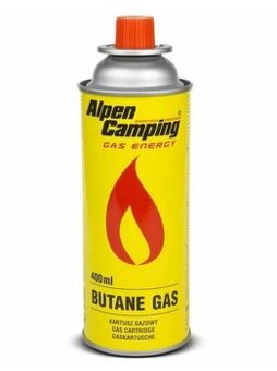 4ks - Alpen Camping Plynová kartuše 400 ml