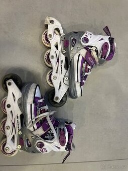 Kolečkové brusle Worker 2v1