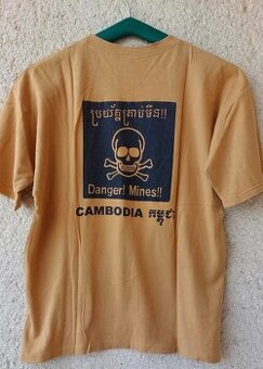 Originální pánské letní triko - bavlna s potiskem - XL