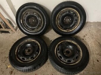 Disky Fabia 5x100 R14 zimní pneu 2022 (cena za sadu)