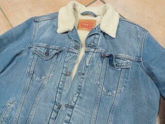 Levi's Sherpa džínová bunda s kožichem - L