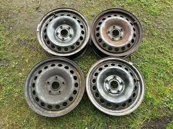 4 ks plechových disků VW, Škoda 15" 5x112 et47