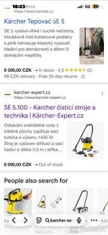 Karcher čistič,vysavac