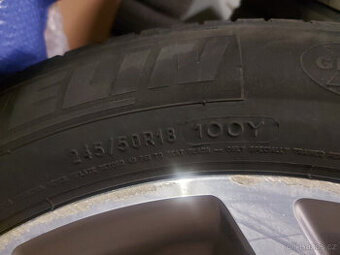 Prodám originál Alu kola s pneu - 1