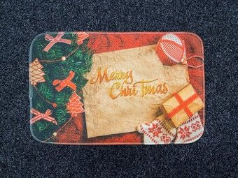 Vánoční podložka do koupelny/před dveře 2