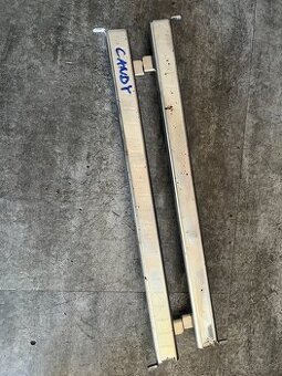 teleskopické výsuvy pojezdy trouba candy