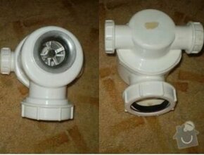 Sdružený vanový sifon-starý typ