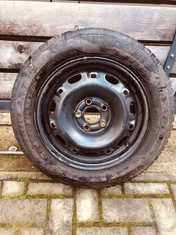 14" plechový disk 5x100 + letní Barum Brillant 185/60 R14