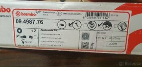 kotoučové brzdy nové citroen, peugeot