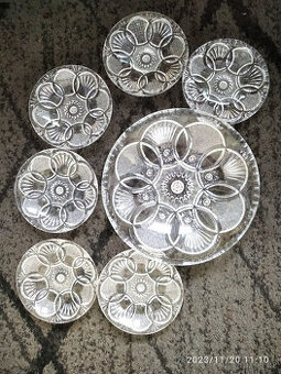 souprava broušené sklo