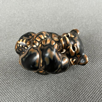 Royal Copenhagen Soška Medvěd 7.5 cm, Knud Kyhn