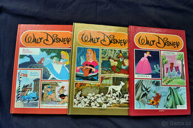 3x retro knihy Disney,r.1991 - 1
