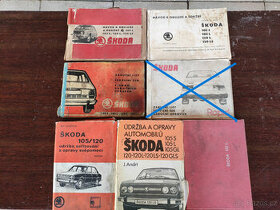 Návod k oblsuze, údržbě, katalog Škoda 105,120,130