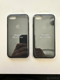 Silikonový obal na iPhone 8 černá barva
