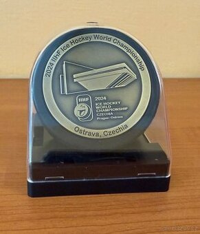 ORIGINÁL PUK MS 2024 IIHF ICE Hockey - Hala OSTRAVA