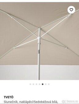 IKEA slunečník s podstavcem