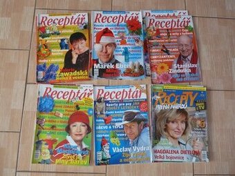 Starší receptáře, časopisy a knihy o vaření