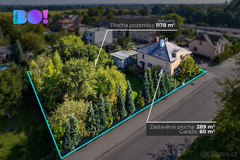 Prodej dvougeneračního rodinného domu, 1 178 m², Starý Bohum