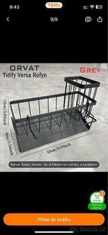 Organizér do kuchyně, držák na houbičky, saponáty