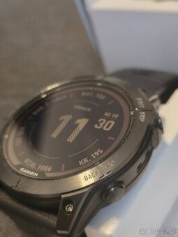 Garmin Fenix 7X PRO Sapphire Solar Gray DLC Titanium / Black
