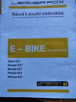 Prodám Elektrokolo Leader fox