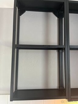 ENHET Nást. rám s policemi, antracit, 40x15x75 cm