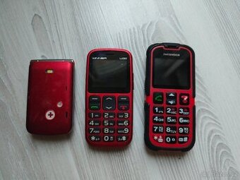 Sada mobilů značky Swissvoice, Winner, Sencor, Evolveo