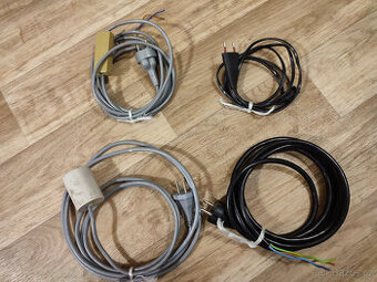 kabel, el. vodič, různé druhy a délky IV.