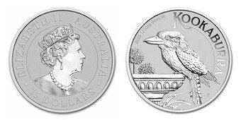 Stříbrná mince Kookaburra 2022 1 oz