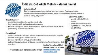 ŘIDIČ C+E - MKD denní návrat
