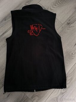Fleece vesta s výšivkou