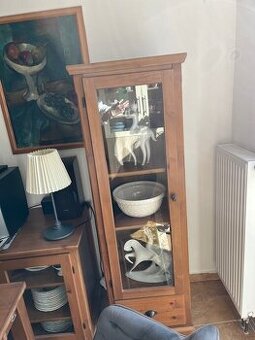 Komoda IKEA Markor masiv, mořidlo antik