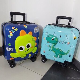 Dětský cestovní kufr, 4 otočná kolečka - nové