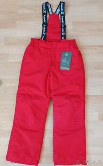 Nové lyžařské červené zimní kalhoty, oteplovačky, 152, Kamik