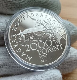 Stříbrná mince 2000 Forint 1997 Maďarsko