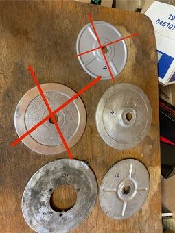 Talíře rozety Jawa/čz