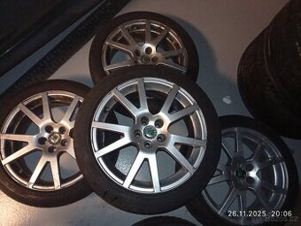LETNI al kola 17" SPIDER ORIGINÁL SKODA OCTAVIA I RS