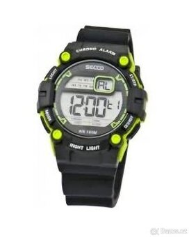 Nové vodotěsné digitální hodinky Secco
