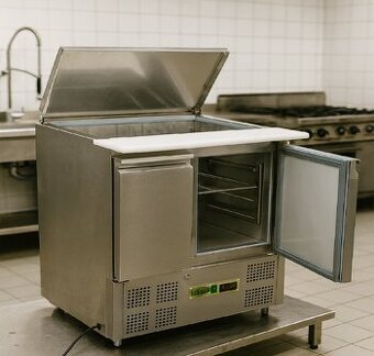 Chladící nerezový stůl saladeta