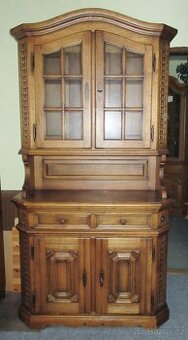 Příborník rustikální z masivu ( Dub ) - Výborný stav