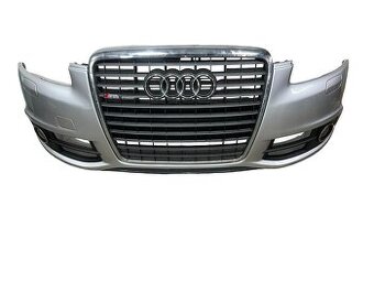 Nárazník stříbrná metalíza LX7 Audi A6 4F FL S-Line 2011