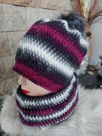 Čepice se šálovým tunelem