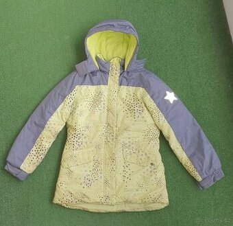 Zimní vyteplená bunda s kapucou Y.F.K. vel. 146/152